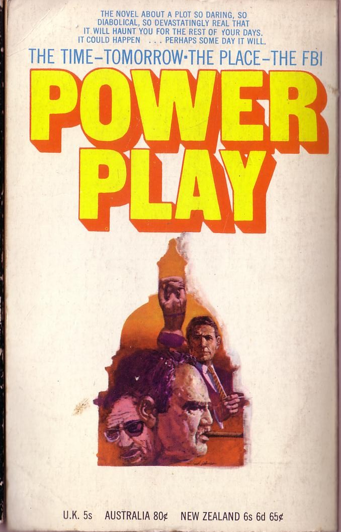 The Gordons  POWER PLAY magnified rear book cover image