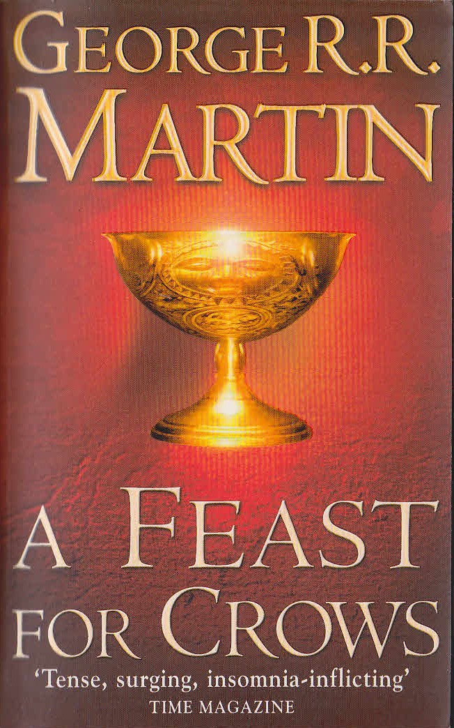George R.R. Martin  A FEAST FOR CROWS front book cover image