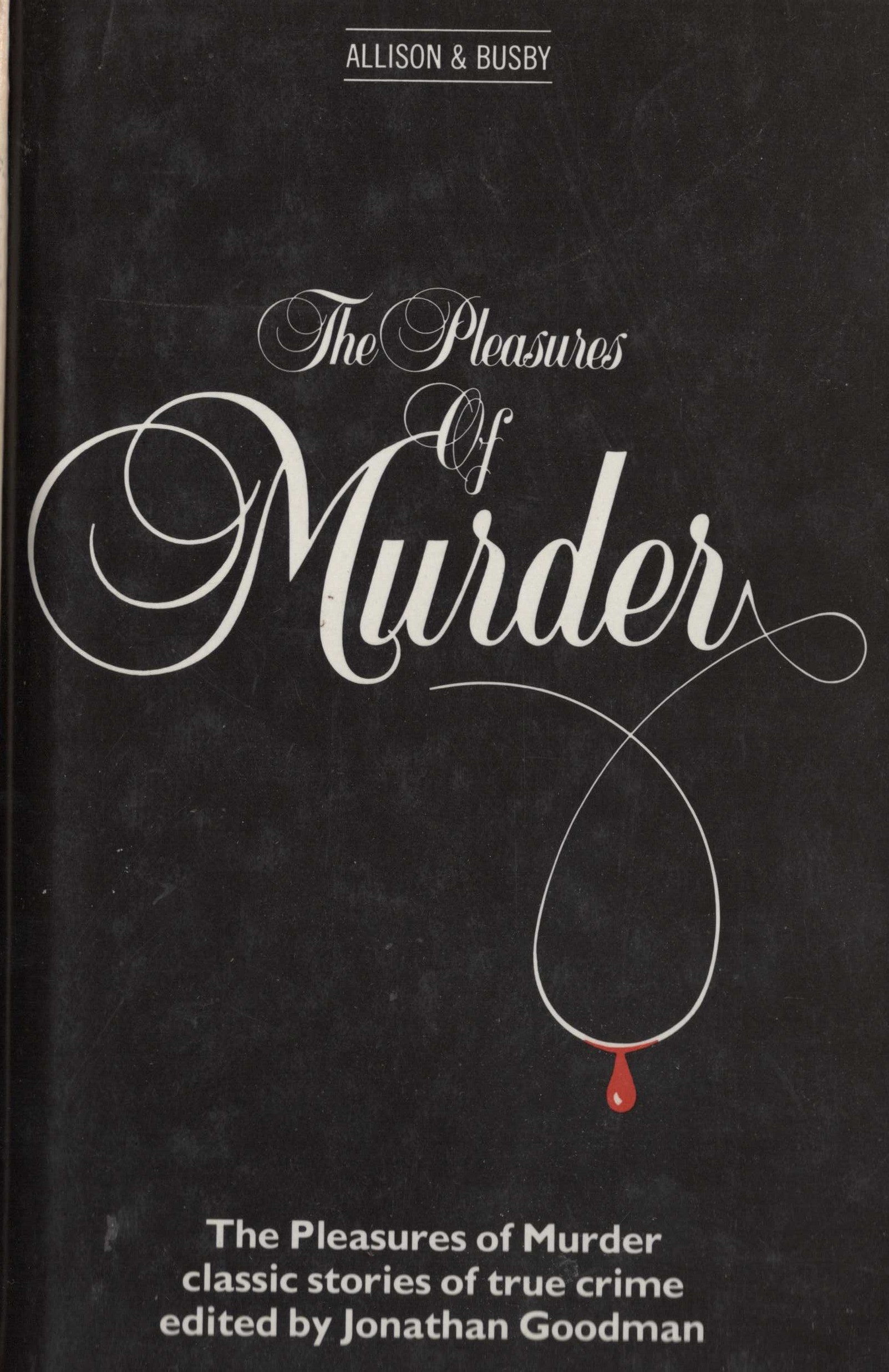 THE PLEASURES OF MURDER front book cover image