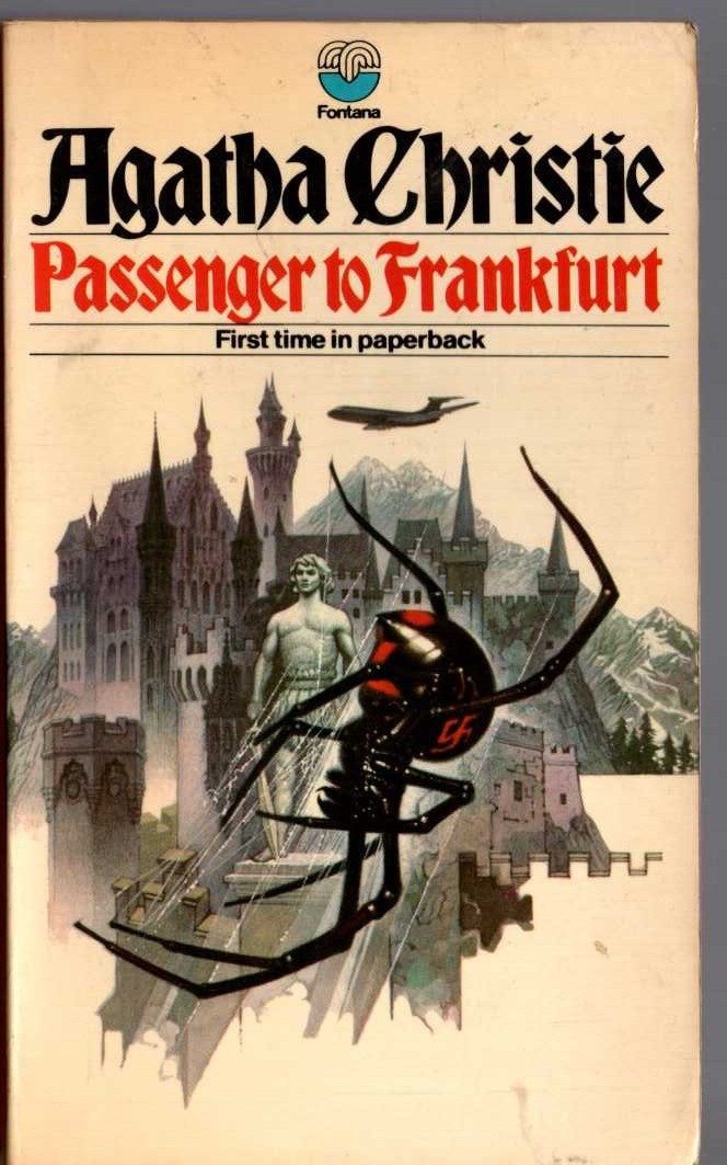 Agatha Christie  PASSENGER TO FRANKFURT front book cover image