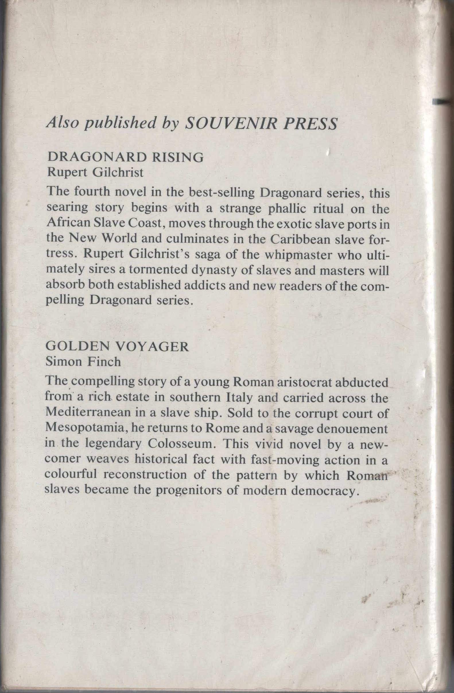 DRAGON'S CLAW magnified rear book cover image