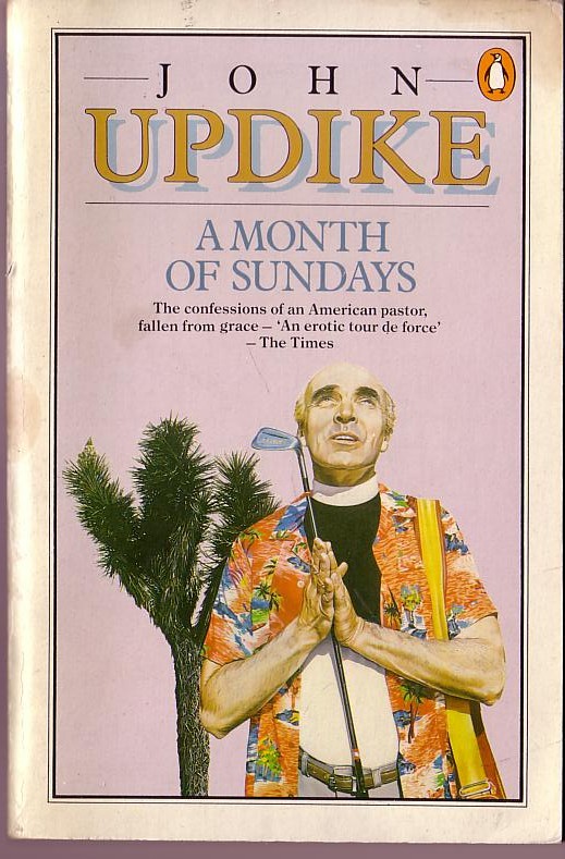 John Updike  A MONTH OF SUNDAYS front book cover image