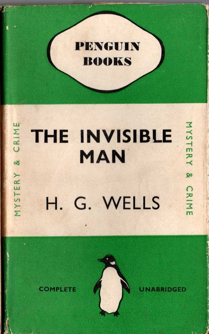 H.G. Wells  THE INVISIBLE MAN front book cover image