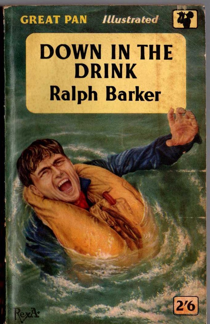 DOWN THE DRINK by Ralph Barker front book cover image