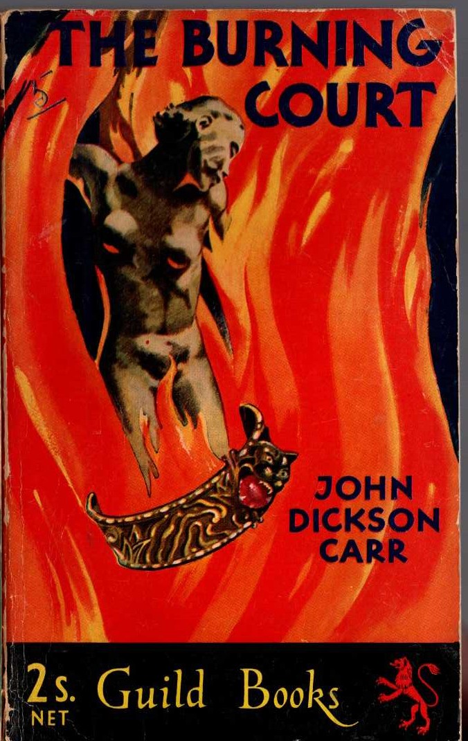 Carter Dickson  THE BURNING COURT front book cover image
