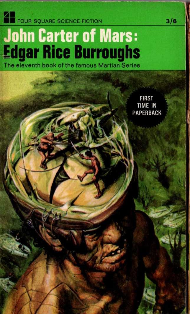 Edgar Rice Burroughs  JOHN CARTER OF MARS front book cover image