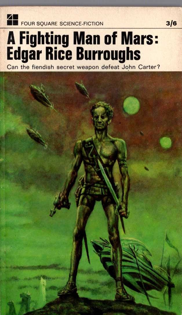 Edgar Rice Burroughs  A FIGHTING MAN OF MARS front book cover image