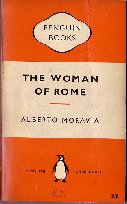 Alberto Moravia  THE WOMAN OF ROME front book cover image