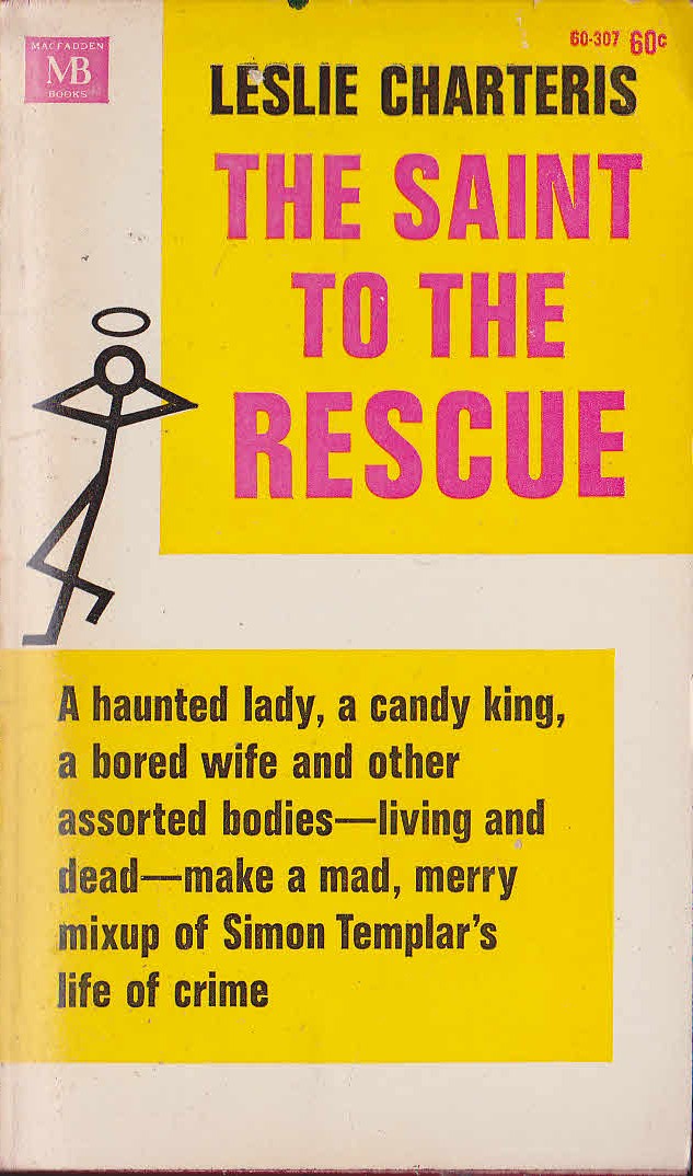 Leslie Charteris  THE SAINT TO THE RESCUE front book cover image