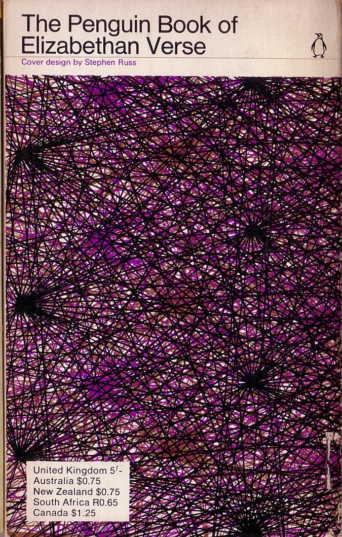 Edward Lucie-Smith (Introduces_and_edits) THE PENGUIN BOOK OF ELIZABETHAN VERSE magnified rear book cover image