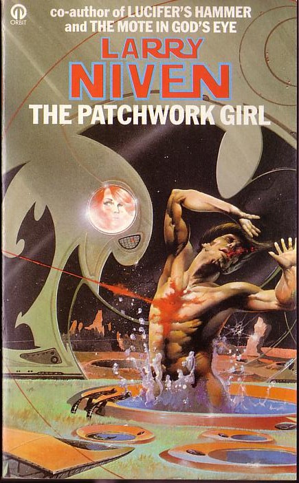 Larry Niven  THE PATCHWORK GIRL front book cover image