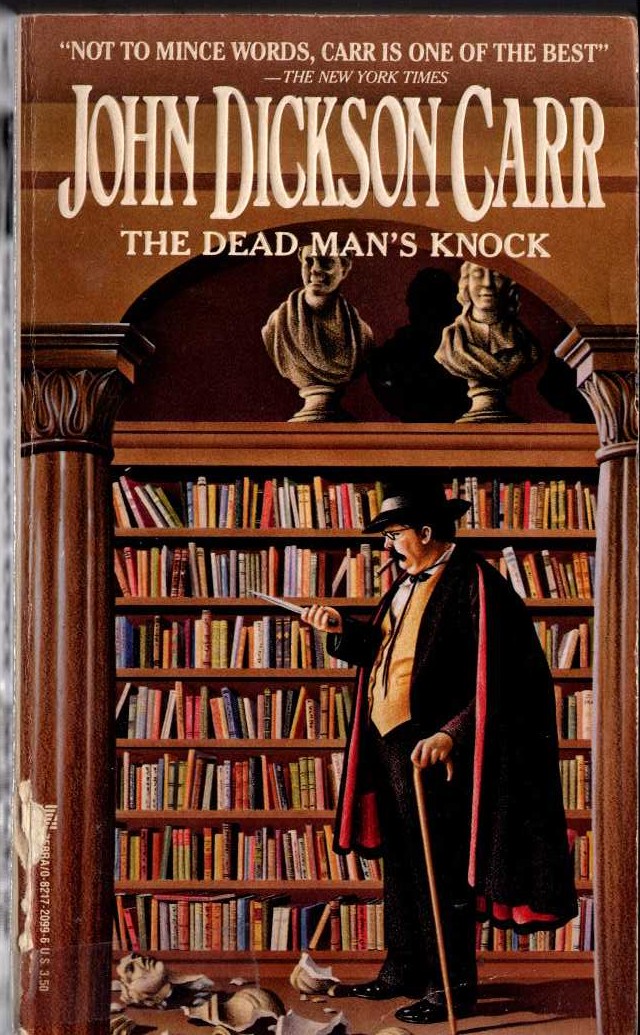 John Dickson Carr  THE DEAD MAN'S KNOCK front book cover image