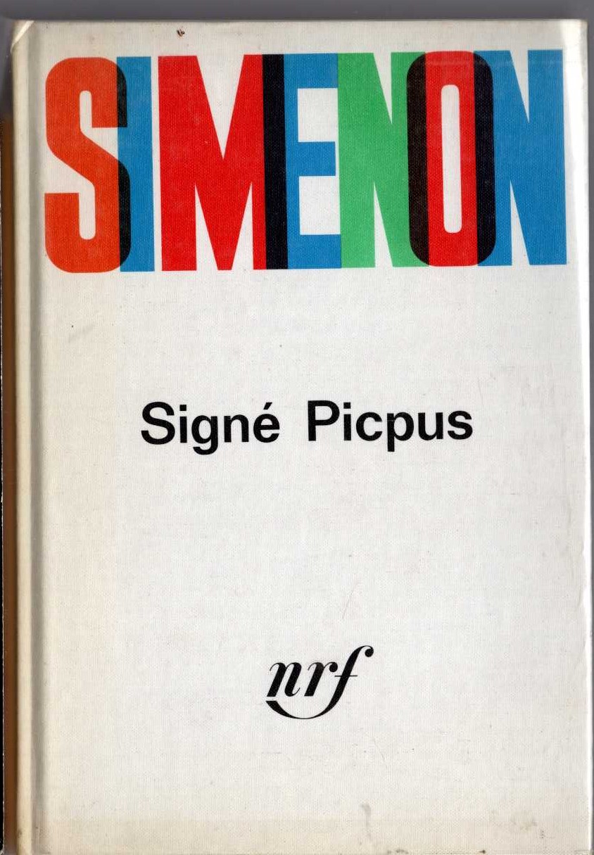 SIGNE PICPUS front book cover image
