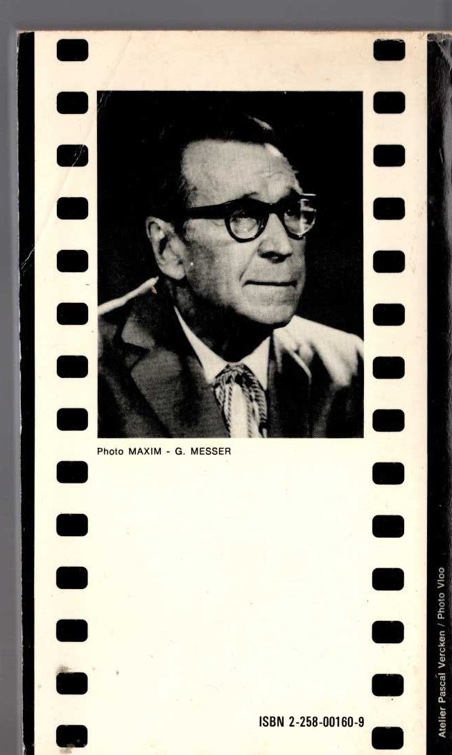 Georges Simenon  MAIGRET AUX ASSISES magnified rear book cover image