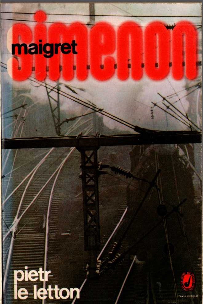Georges Simenon  PIETR LE LETTON front book cover image
