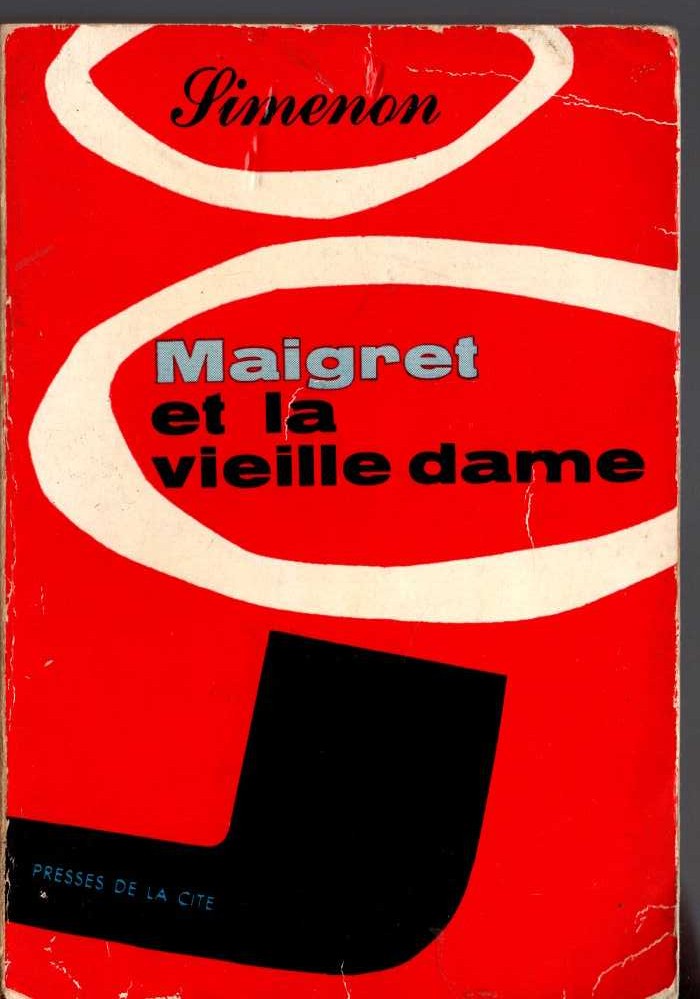 Georges Simenon  MAIGRET ET LA VIEILLE DAME front book cover image