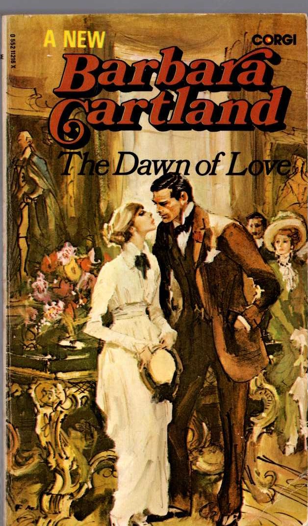 Barbara Cartland  THE DAWN OF LOVE front book cover image