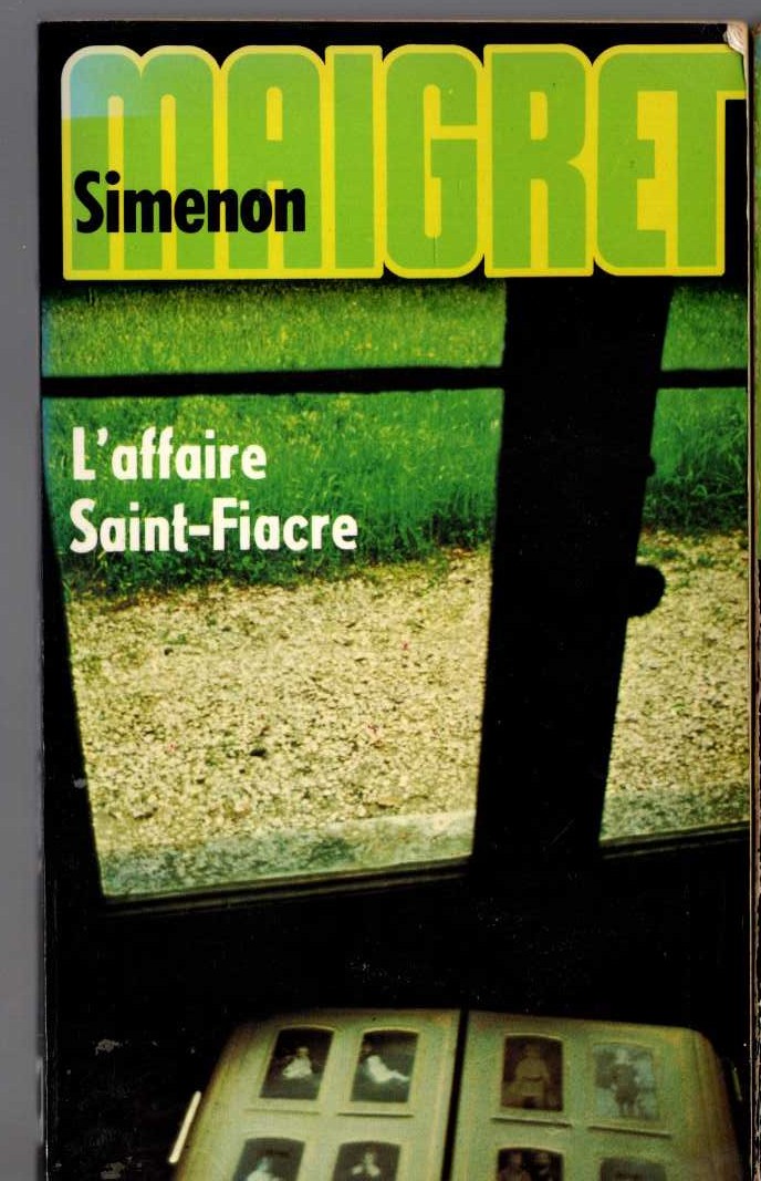 Georges Simenon  L'AFFAIRE SAINT-FIACRE front book cover image