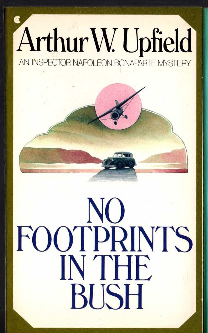 Arthur Upfield  NO FOOTPRINTS IN THE BUSH front book cover image