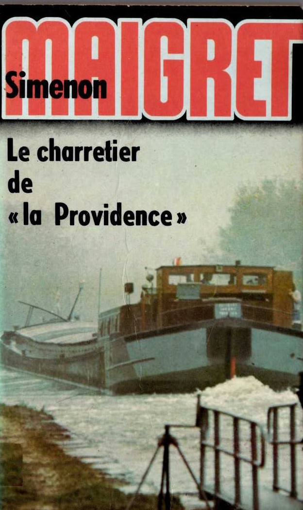 Georges Simenon  LE CHARRETIER DE LA PROVIDENCE front book cover image
