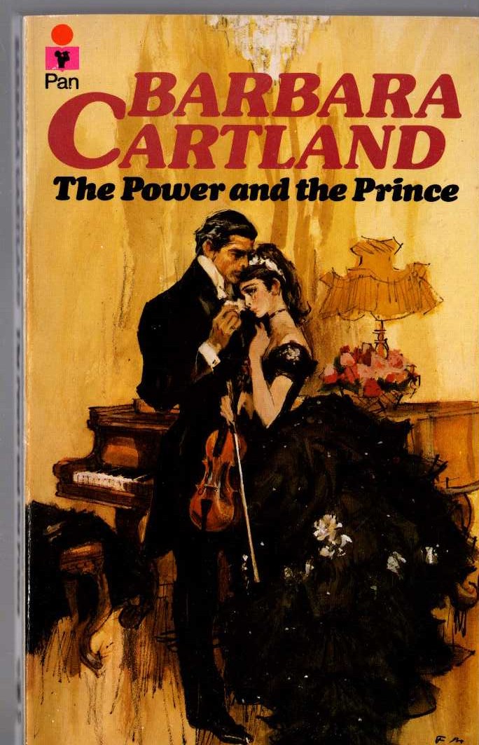 Barbara Cartland  THE POWER AND THE PRINCE front book cover image