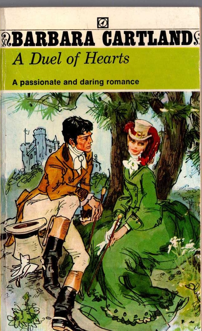 Barbara Cartland  A DUEL OF HEARTS front book cover image