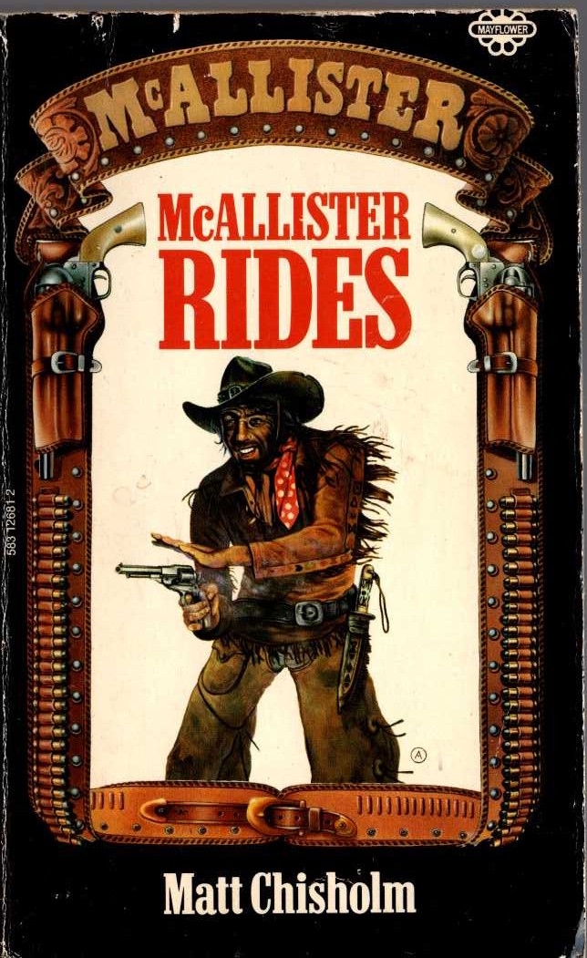 Matt Chisholm  McALLISTER RIDES front book cover image