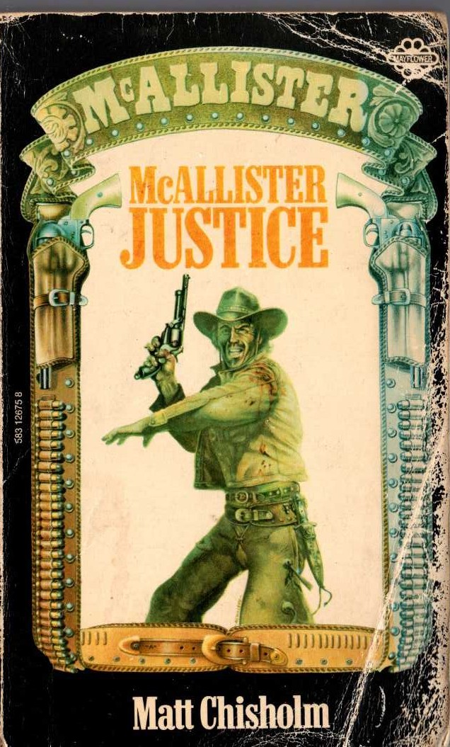 Matt Chisholm  McALLISTER JUSTICE front book cover image