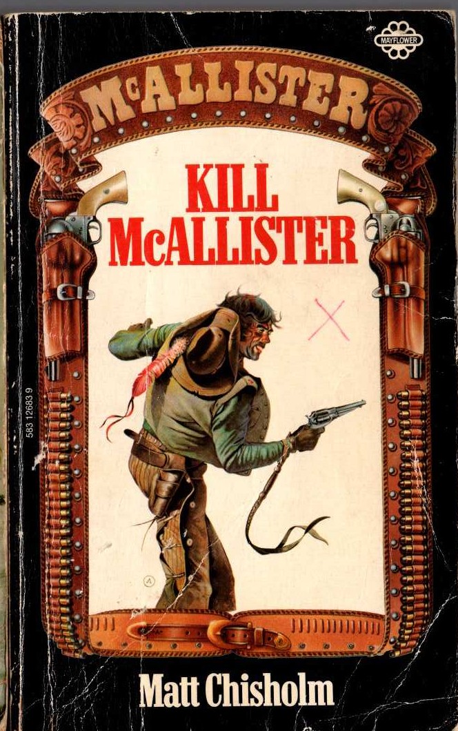Matt Chisholm  KILL McALLISTER front book cover image