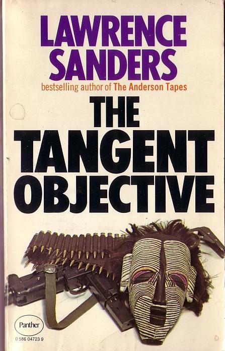 Lawrence Sanders  THE TANGENT OBJECTIVE front book cover image