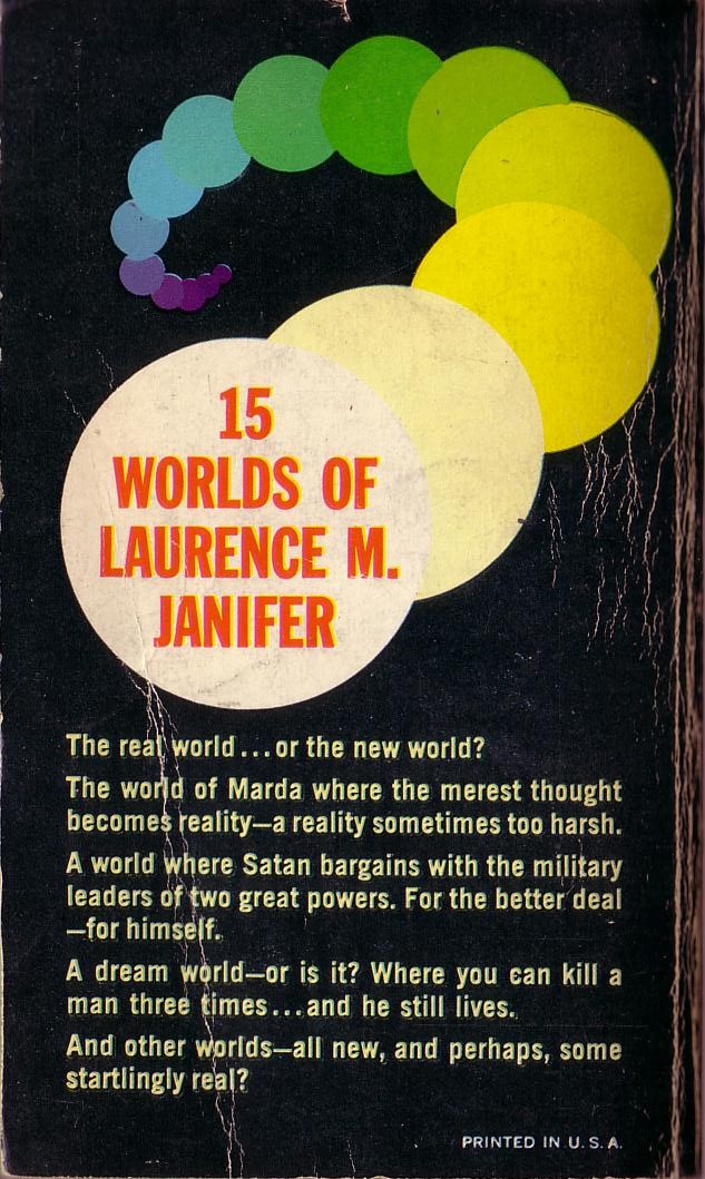 Laurence M. Janifer  IMPOSSIBLE? magnified rear book cover image