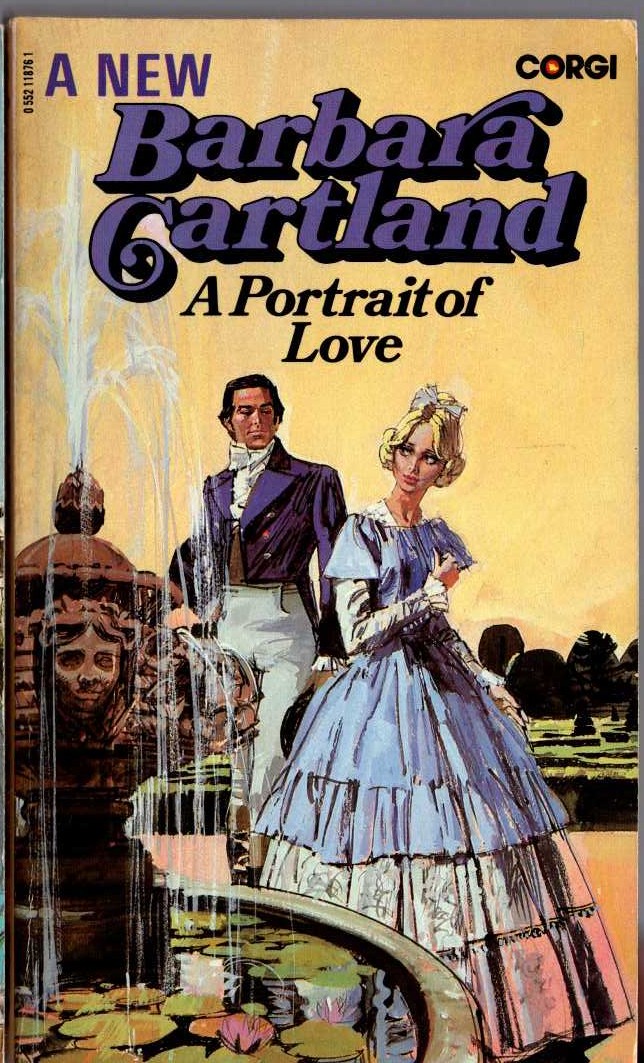 Barbara Cartland  A PORTRAIT OF LOVE front book cover image