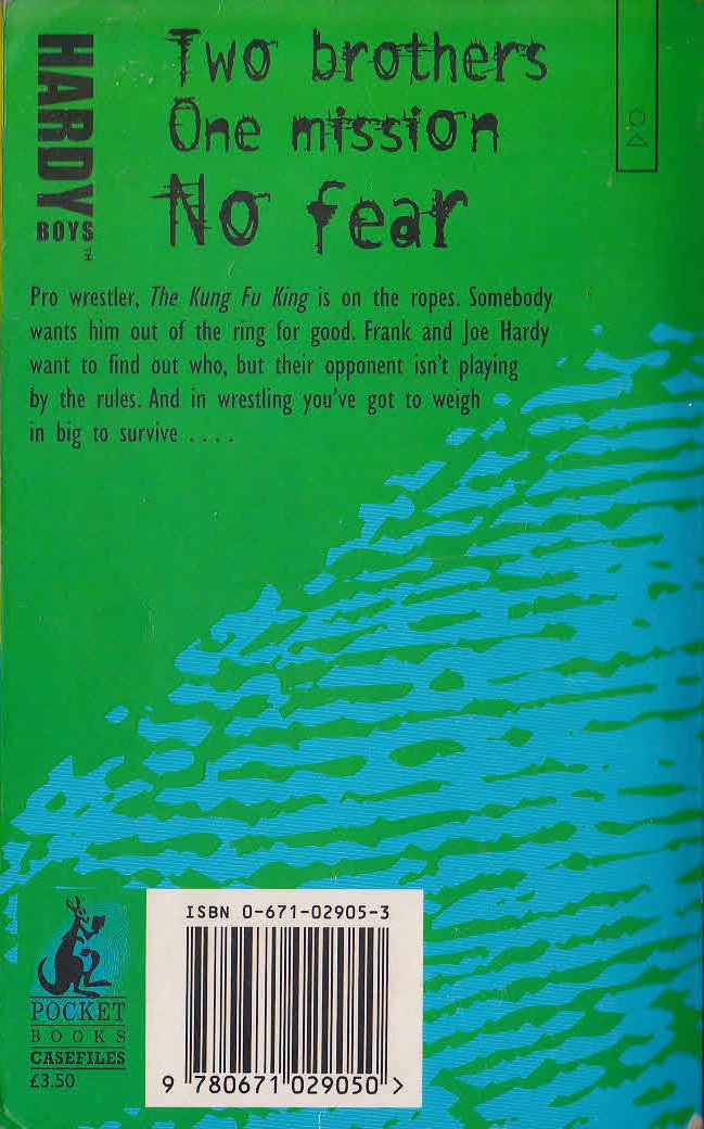 Franklin W. Dixon  THE HARDY BOYS: CHOKE HOLD magnified rear book cover image
