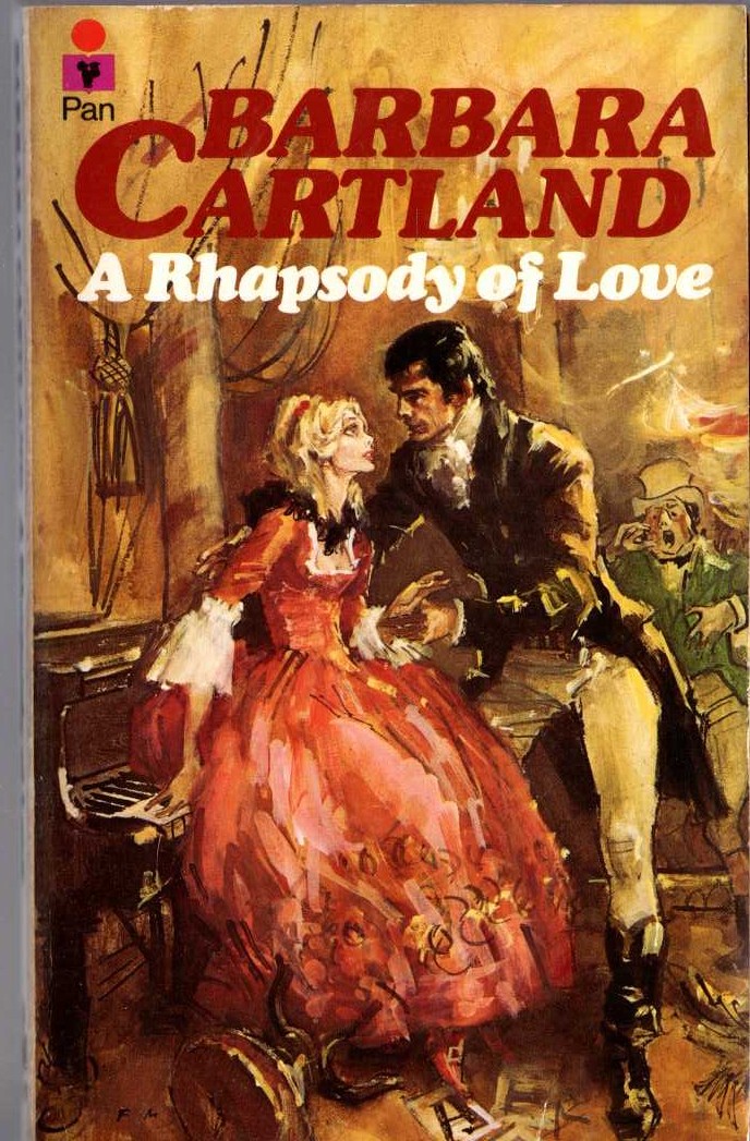 Barbara Cartland  A RHAPDSODY OF LOVE front book cover image