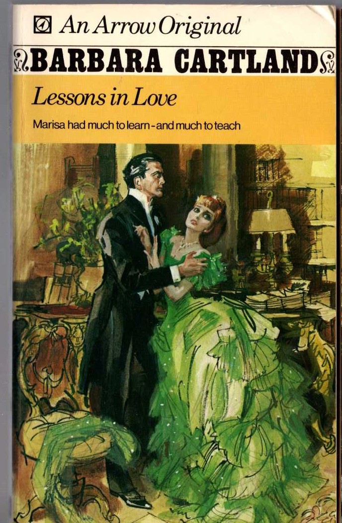 Barbara Cartland  LESSONS IN LOVE front book cover image