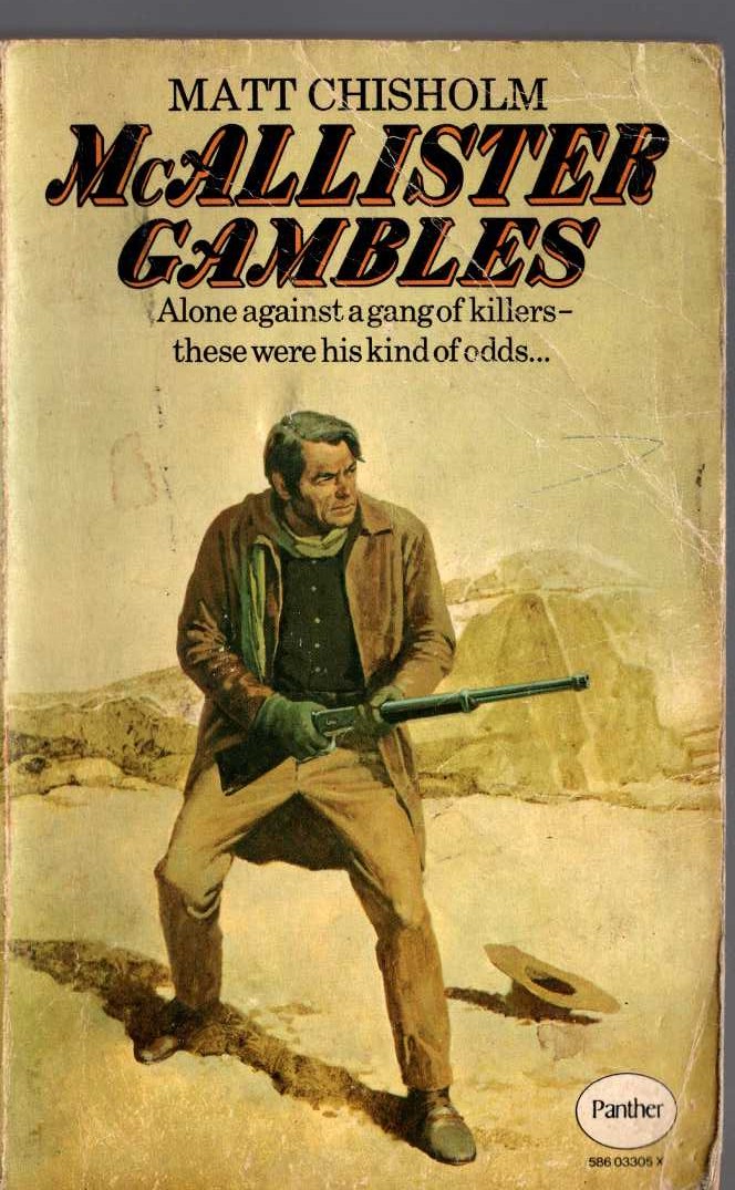 Matt Chisholm  McALLISTER GAMBLES front book cover image