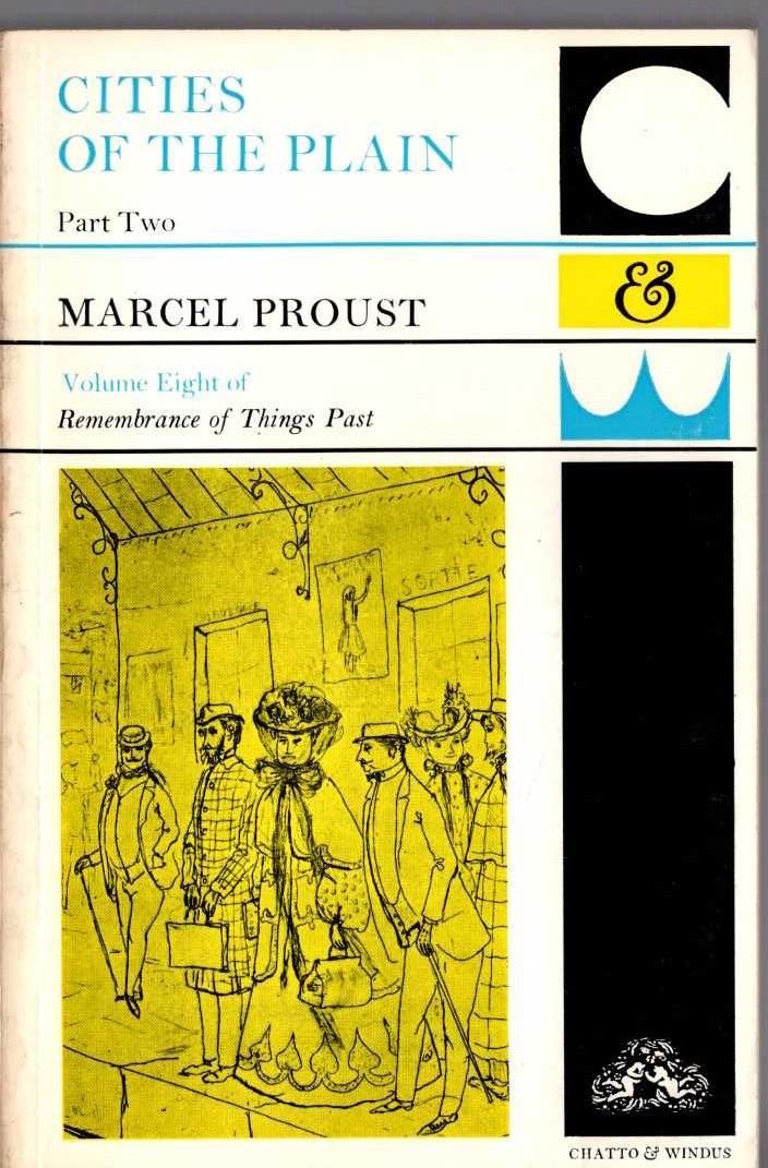 Marcel Proust  CITIES OF THE PLAIN. Part Two front book cover image