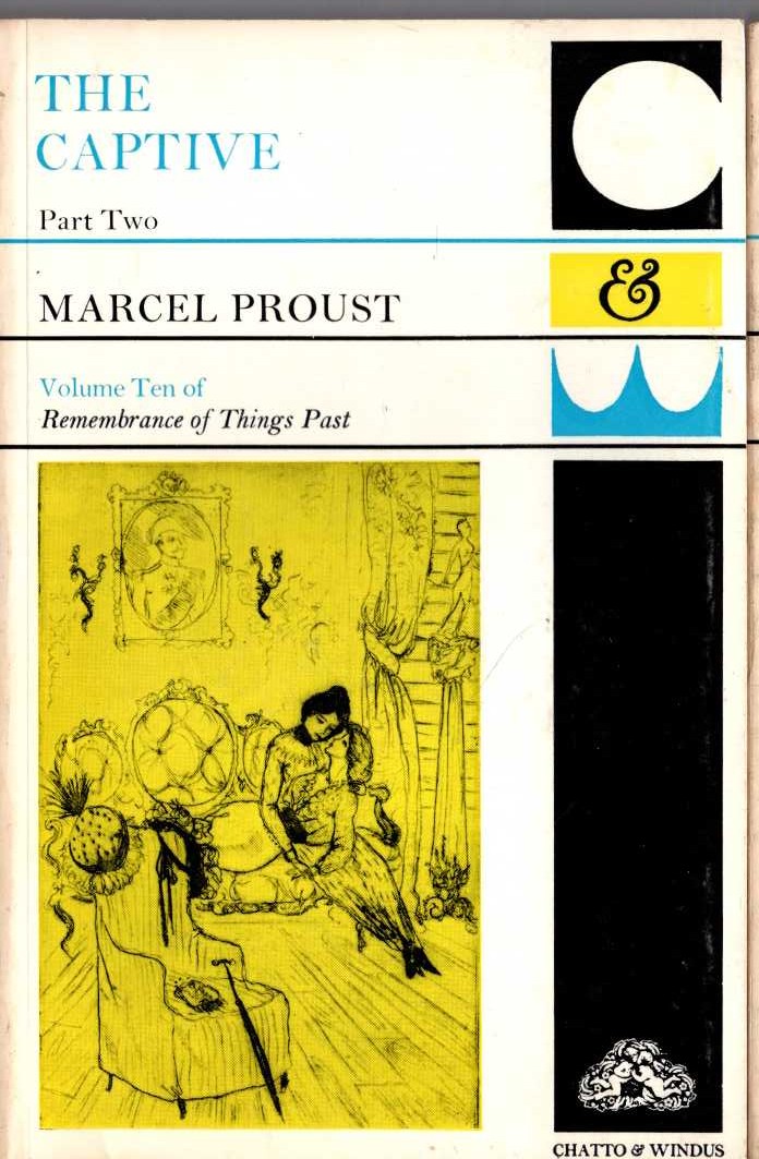 Marcel Proust  THE CAPTIVE. Part Two front book cover image