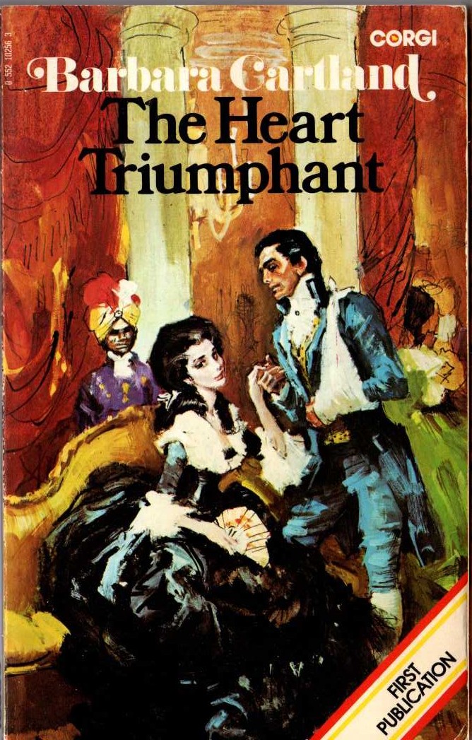 Barbara Cartland  THE HEART TRIUMPHANT front book cover image