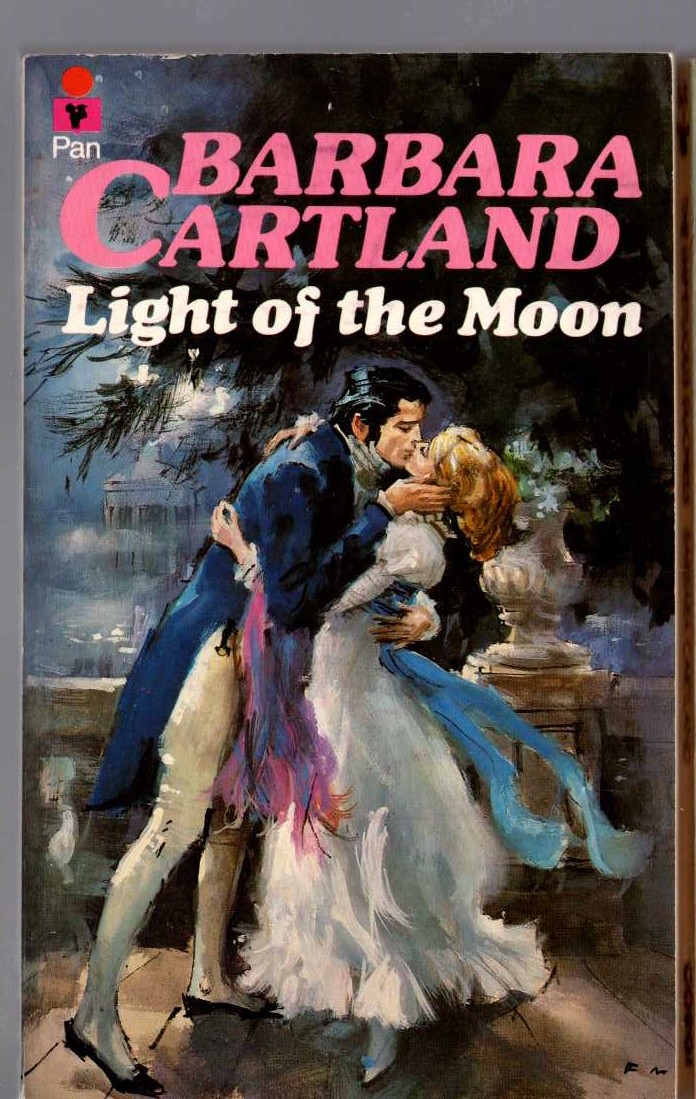 Barbara Cartland  LIGHT OF THE MOON front book cover image