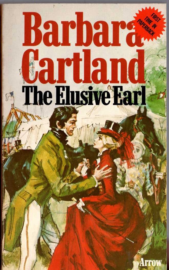 Barbara Cartland  THE ELUSIVE EARL front book cover image