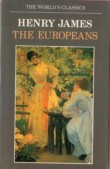 Henry James  THE EUROPEANS front book cover image