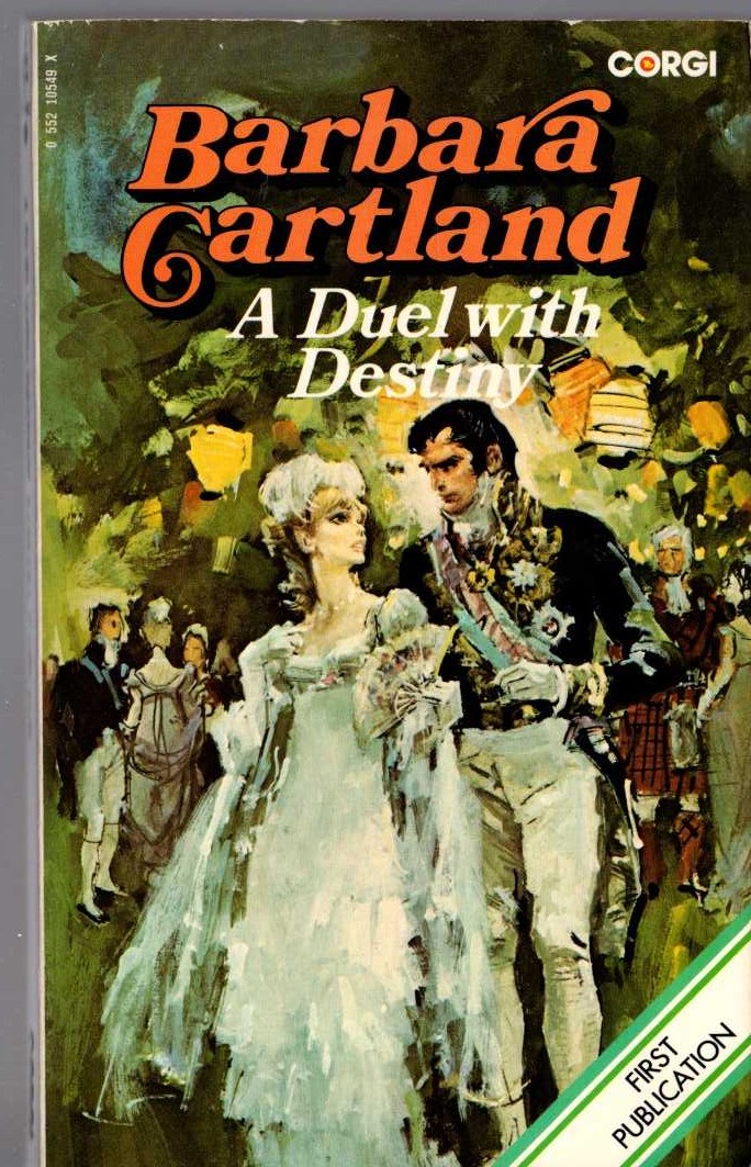 Barbara Cartland  A DUEL WITH DESTINY front book cover image