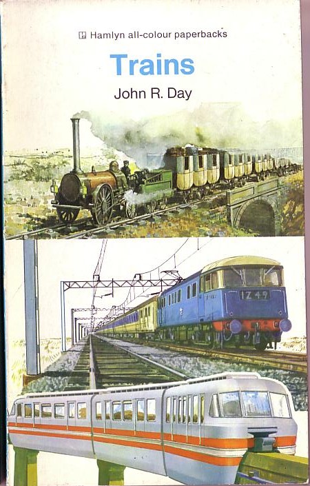 TRAINS by John R.Day front book cover image