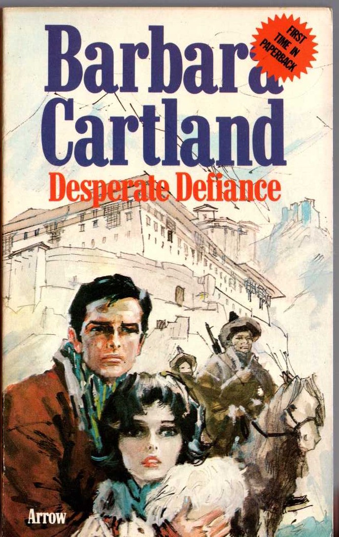 Barbara Cartland  DESPERATE DEFIANCE front book cover image