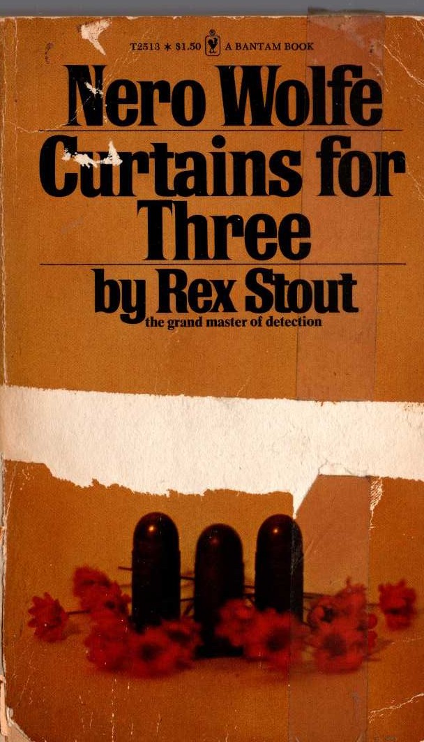 Rex Stout  CURTAINS FOR THREE front book cover image