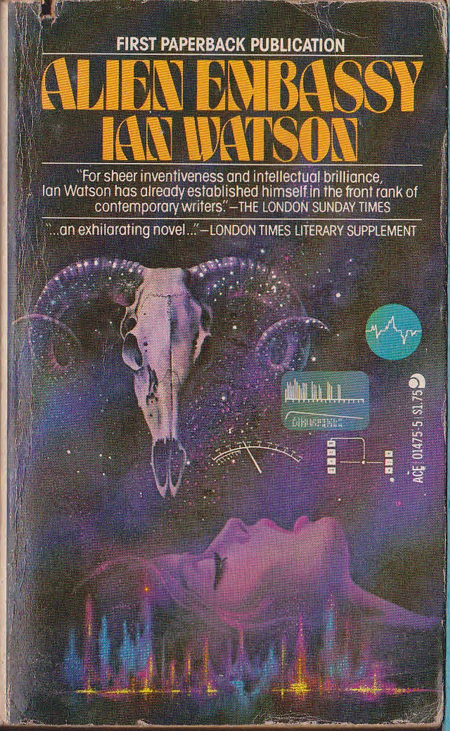 Ian Watson  ALIEN EMBASSY front book cover image