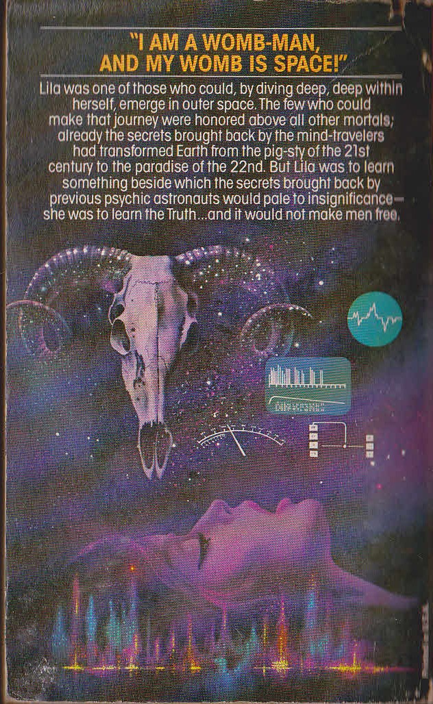 Ian Watson  ALIEN EMBASSY magnified rear book cover image