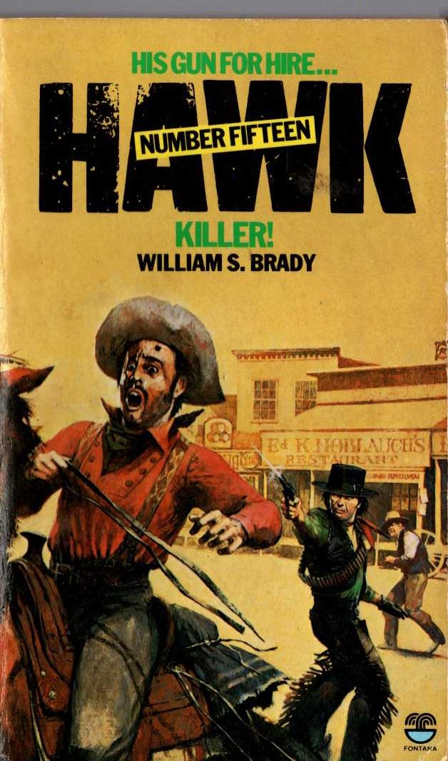 William S. Brady  HAWK 15: KILLER! front book cover image