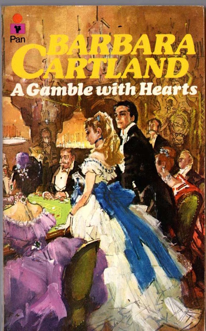 Barbara Cartland  A GAMBLE WITH HEARTS front book cover image